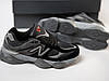 Кросівки New Balance 9060 унісекс Black Grey чорні з сірим, фото 11