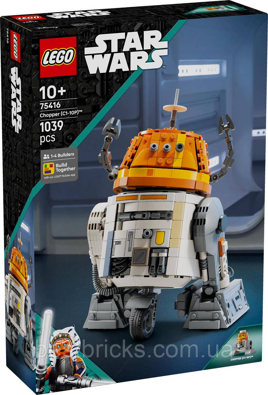 Конструктор Lego Star Wars Чоппер (C1-10P). Дроїд-астромеханік 75416, фото 1