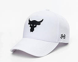 Стильна бейсболка унісекс у білому кольорі з логотипом