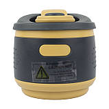 Кружка складана TRAMP силіконова з кришкою 350мл UTRC-082, Пісочний, фото 3