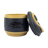 Кружка складана TRAMP силіконова з кришкою 350мл UTRC-082, Пісочний, фото 4