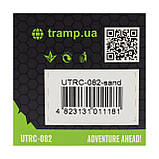 Кружка складана TRAMP силіконова з кришкою 350мл UTRC-082, Пісочний, фото 6