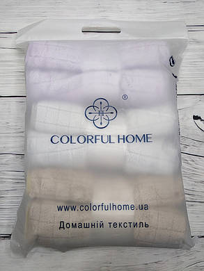 Рушник з мікрофібри для обличчя та рук Colorful Home 50х90см, фото 4