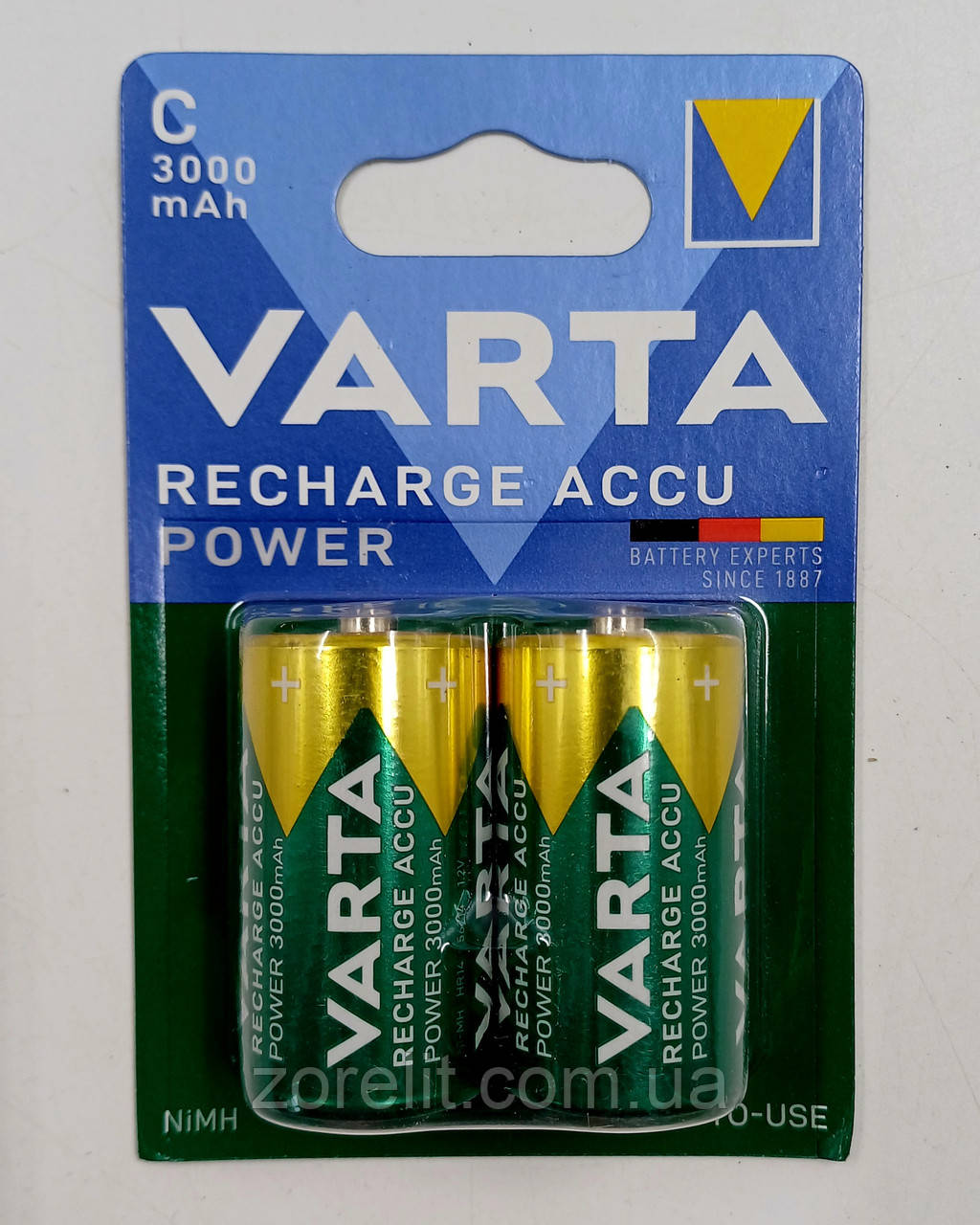 Акумулятори Varta С(HR14) Varta 3000mAh (ціна за блістер)