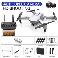 Квадрокоптер з камерою дитячий радіокерований E88 Pro Wi Fi 1080P HD Коптер дрон на радіокеруванні