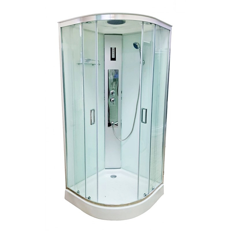 Душовий бокс VERONIS BN-4-90 CHROME 90х90х220, фото 1