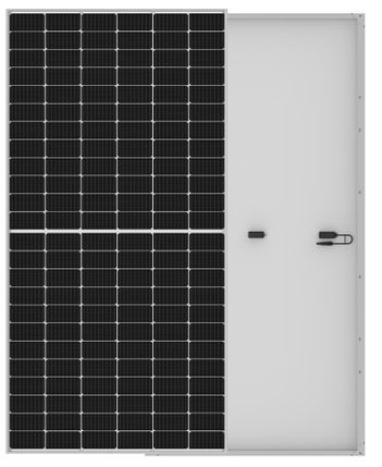 Монокристалічна сонячна панель Inter Energy IE182x199/M/66/600MH 600 Вт (N-type, Half-Cell), фото 1
