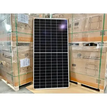 Монокристалічна сонячна панель Ulica Solar UL-580M-144DG (bifacial), 580 Вт, short cable, фото 1