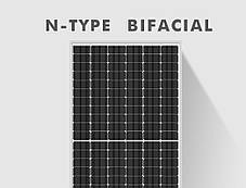 Монокристалічна сонячна панель Leapton LP182x199-M-66-NB-585W ,N-type 585Вт, Silver frame, BIFACIAL, фото 4