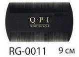 Расческа для волос пластиковая 9 см Q.P.I. Professiona -PG-0011-Black., фото 3