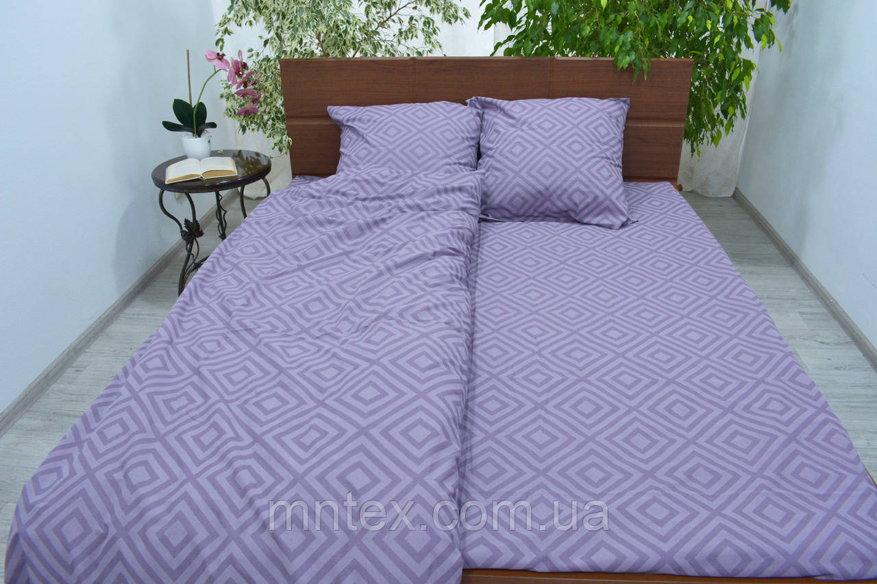 Комплект постільної білизни бязь Голд Ромб