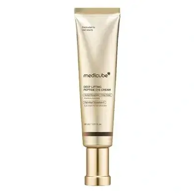 Підтягуючий крем для контуру очей з пептидним комплексом Medicube Deep Lifting Peptide Eye Cream, 30 мл, фото 1