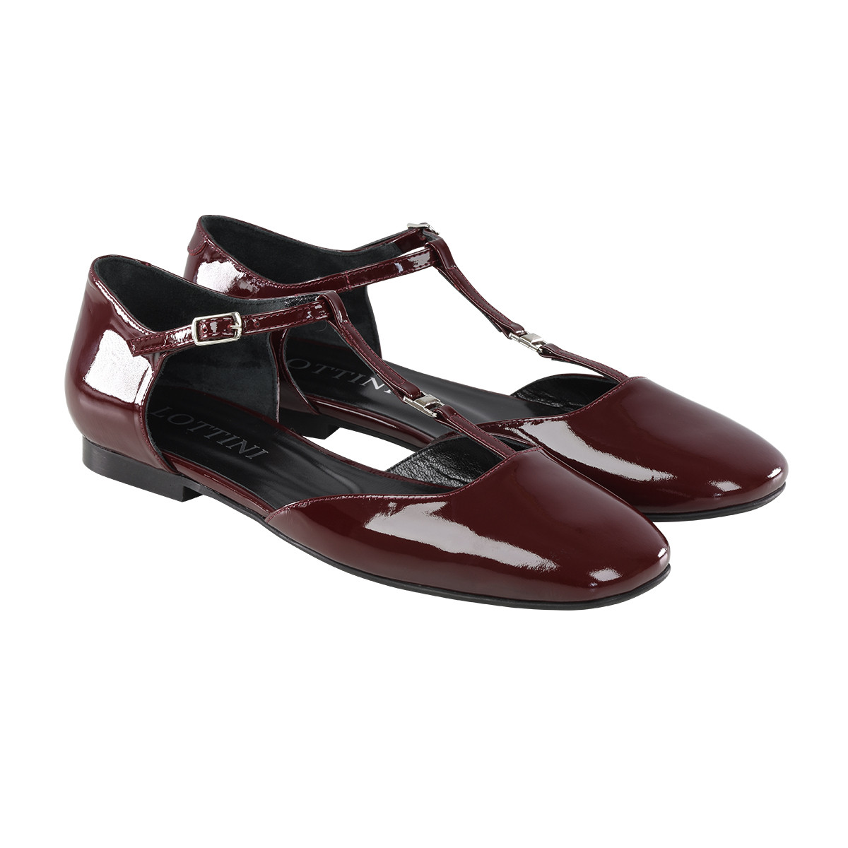 Балетки Lottini 32-0186 бордовий