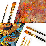 Професійний набір пензлів для малювання Worison 17 предметів у футлярі, фото 10