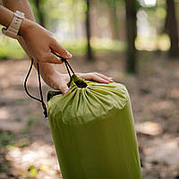 Килимок самонадувний Tramp комфорт з можливістю зістібання olive 190х65х5 UTRI-010