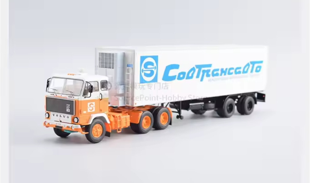 Модель Сідельний тягач Volvo F89 з напівпричепом KlegeFrance Радтрансавто | SSM