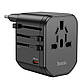 Універсальний зарядний пристрій HOCO AC15 Walker three-port PD20W(1C2A) universal conversion charger Black, фото 4