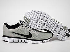 Чоловічі кросівки Nike Free Run 3.0 v2 Grey сірі, фото 3