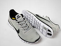 Чоловічі кросівки Nike Free Run 3.0 v2 Grey сірі, фото 6