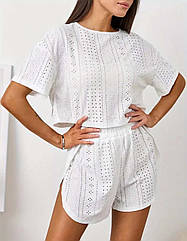 Жіночі піжами №614 Білий