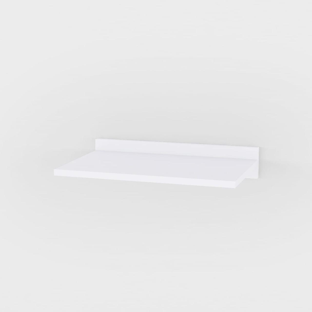 Полиця навісна для книг і квітів на стіну вітальні | Полички на стіну для офісу та спальні з ЛДСП 440 мм, фото 1