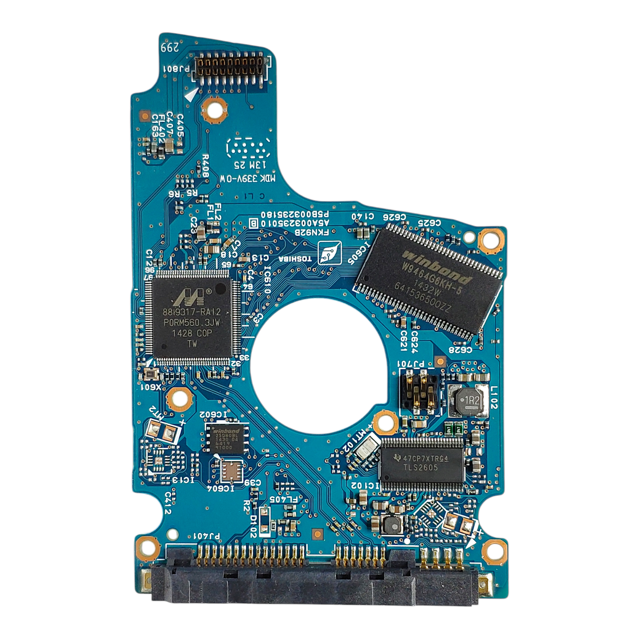 Плата HDD PCB G003235C FKN92B Toshiba MQ01ABD032 MQ01ABD050 MQ01ABD075 MQ01ABD100 MQ01ABB200