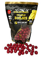 Бойлы Carp Classic Baits High-Attract Economic Soluble, Ø20mm, Bloodworm, 1kg, Димні, Розчинні