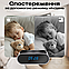 Годинник з прихованою камерою WiFi IP годинник з камерою відеоспостереження настільний годинник з прихованою камерою акумуляторний, фото 6