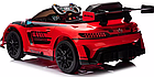 Дитячий електромобіль MERCEDES GT3 4x4 12V 7Ah червоний PlayHouse (Польща), фото 8