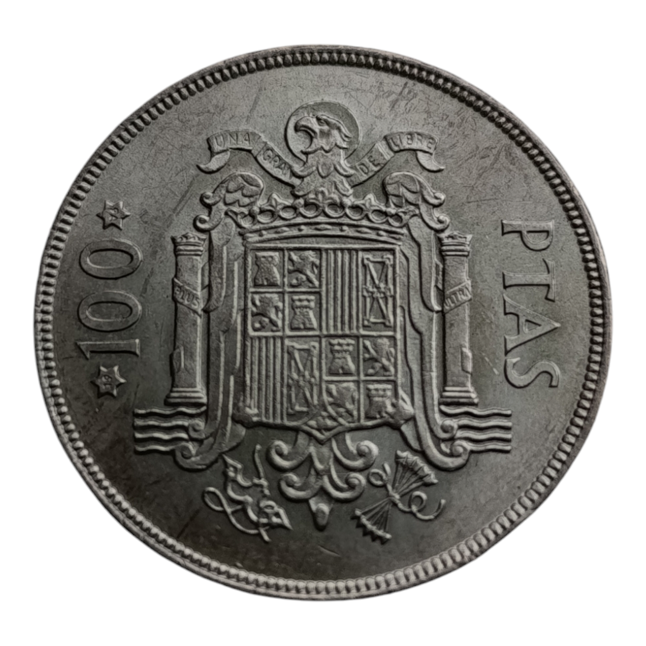 Іспанія 100 песет, 1975