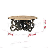 Підставка для торта дерев'яна, фото 2