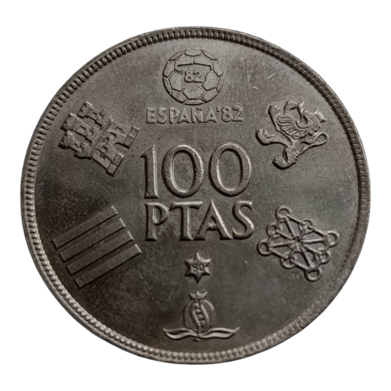 Іспанія 100 песет, 1980 Чемпіонат світу з футболу 1982, Іспанія