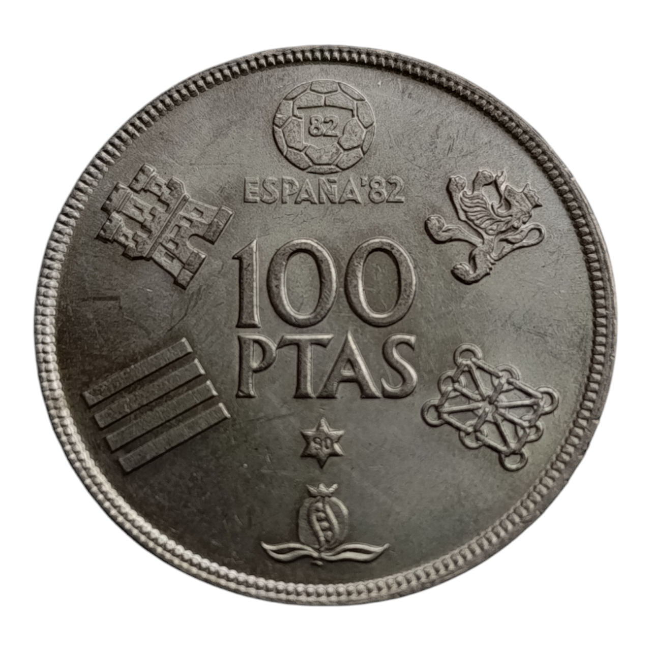 Іспанія 100 песет, 1980 Чемпіонат світу з футболу 1982, Іспанія