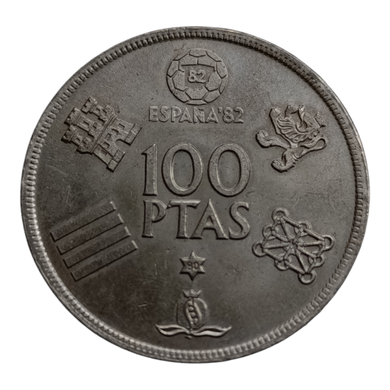 Іспанія 100 песет, 1980 Чемпіонат світу з футболу 1982, Іспанія