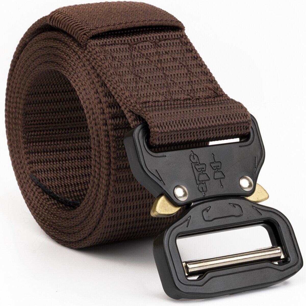 Ремінь чоловічий текстильний Vintage 20338 Коричневий, фото 1
