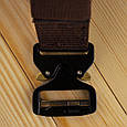 Ремінь чоловічий текстильний Vintage 20338 Коричневий, фото 6