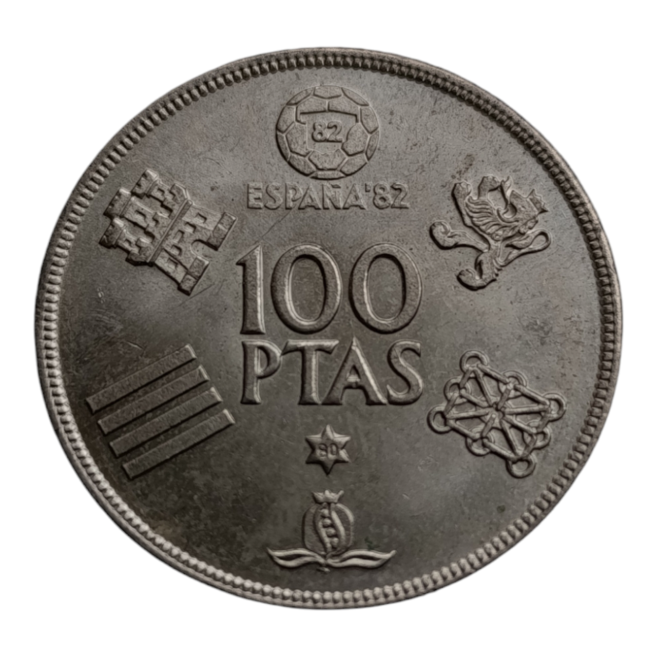 Іспанія 100 песет, 1980 Чемпіонат світу з футболу 1982, Іспанія