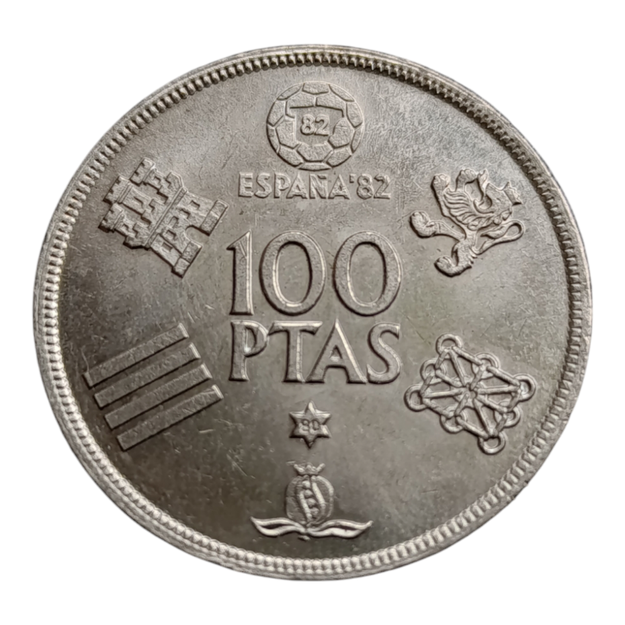 Іспанія 100 песет, 1980 Чемпіонат світу з футболу 1982, Іспанія
