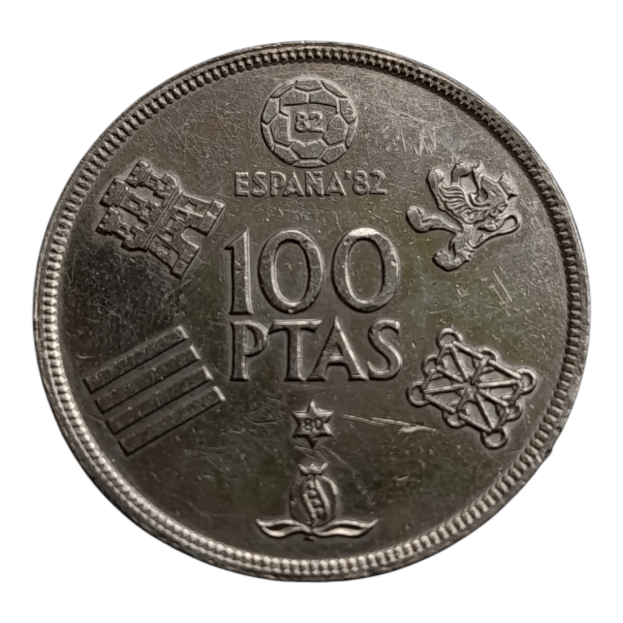 Іспанія 100 песет, 1980 Чемпіонат світу з футболу 1982, Іспанія