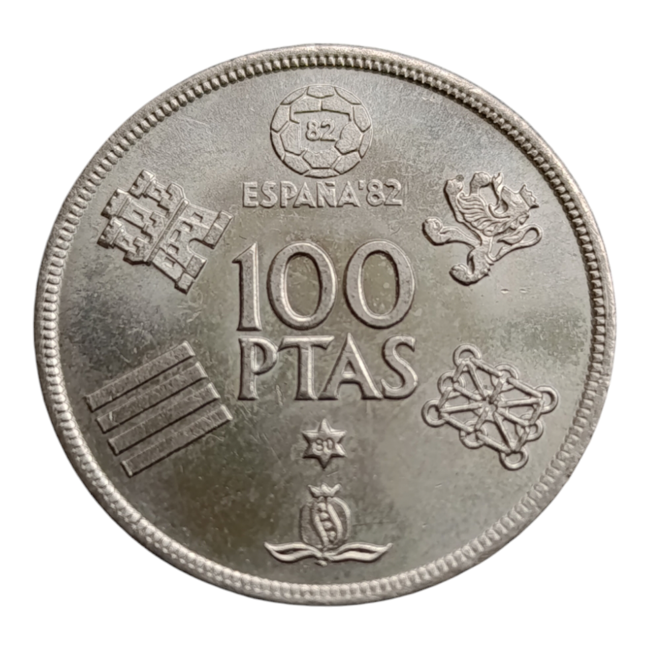 Іспанія 100 песет, 1980 Чемпіонат світу з футболу 1982, Іспанія