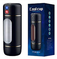 Автоматичний чоловічий мастурбатор з 10 рівнями вібрації (Розмір 20.5*7.3), Чорний