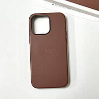 Шкіряний чохол Leather Case with MagSafe для iPhone 13 Pro Max (Umber) | Чохол з шкіри на Айфон 13 Про Макс