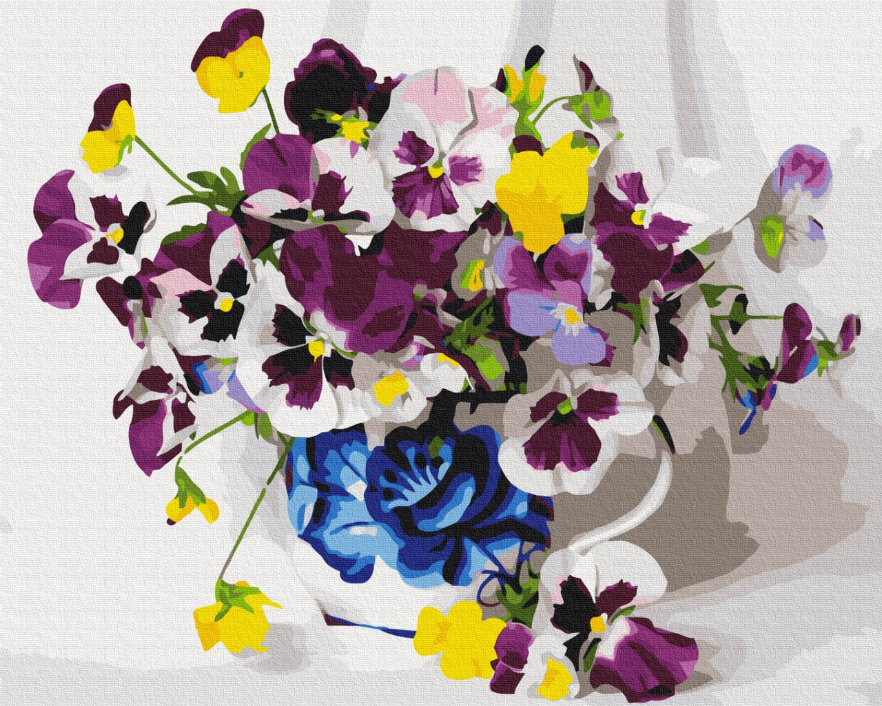 Картина за номерами 40х50 см. Фіалки Brushme BS29810, фото 1