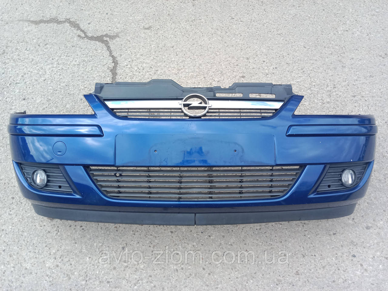 Передній бампер із протитуманними фарами Opel Combo C 2001-2011, Corsa C 2003-2006., фото 1