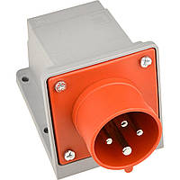 Виделка настінна АСКО-УКРЕМ UСombi 4 полюси 3P+PE 16A IP44 (A0080010137)