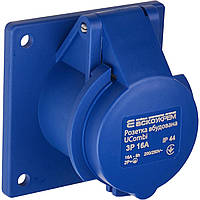 Розетка вбудована АСКО-УКРЕМ UCombi 3 полюси 2P+PE 16A IP44 (A0080010158)