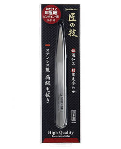 Green Bell Masterful Пінцет для брів із загостреними кінчиками, G-2151