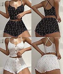 Жіночі піжами №668 Чорний