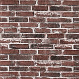 №43 Самоклеюча 3D панель "Катеринославська цегла" 77×70 см товщина 3 мм, фото 3