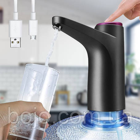 Помпа для води електрична на сулію з аккумулятором ePump Premium Limit, Чорний (2742), фото 1